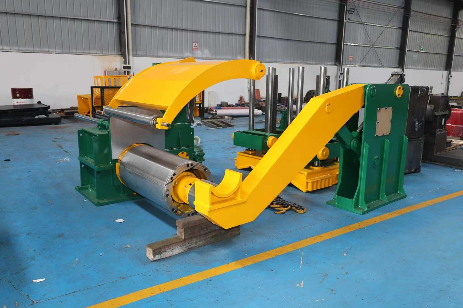 Uncoiling section